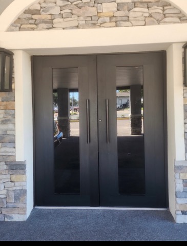 door with window