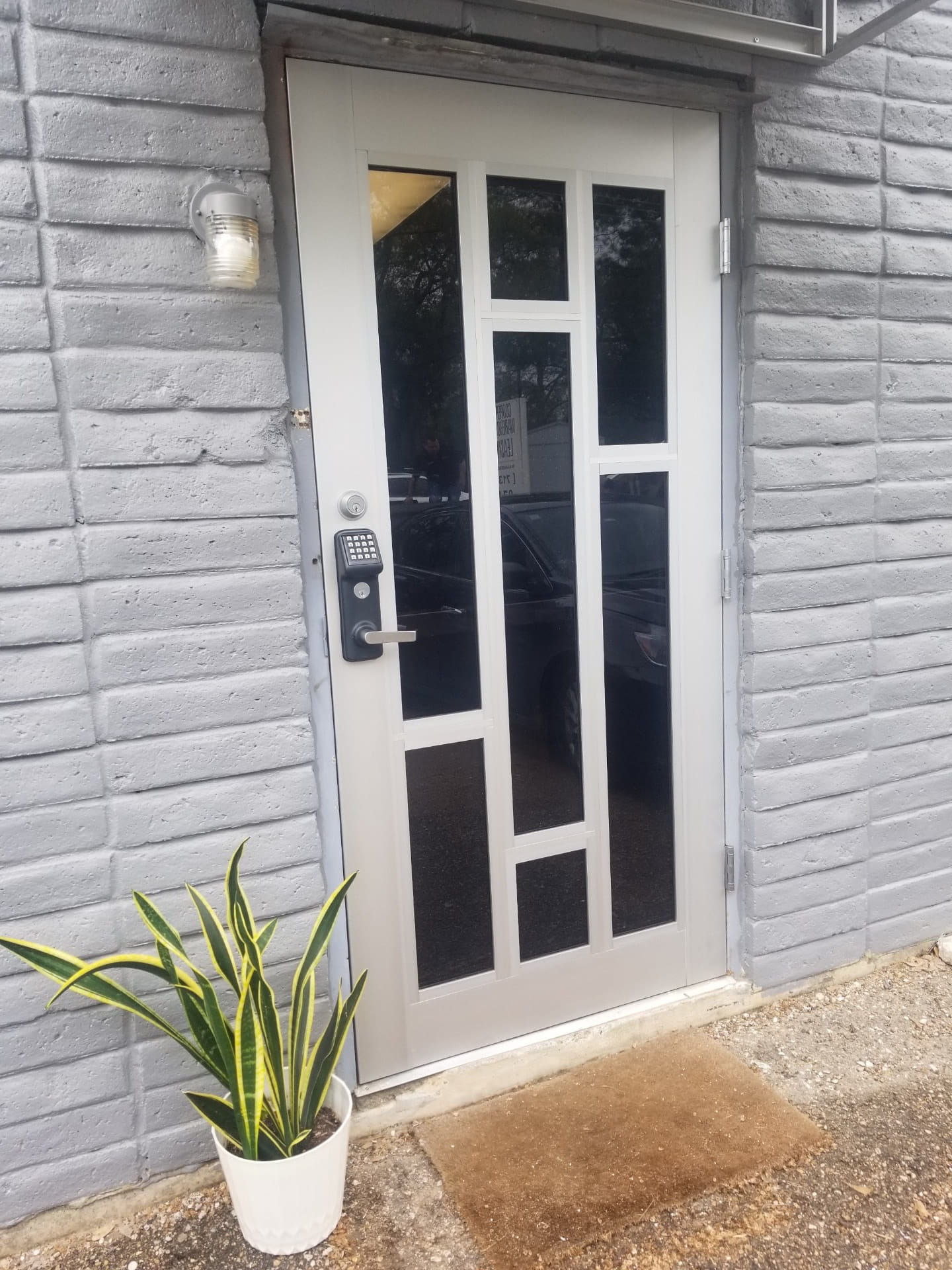 door with window