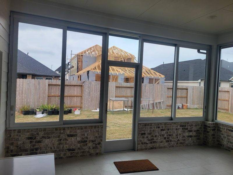 Patio door installation