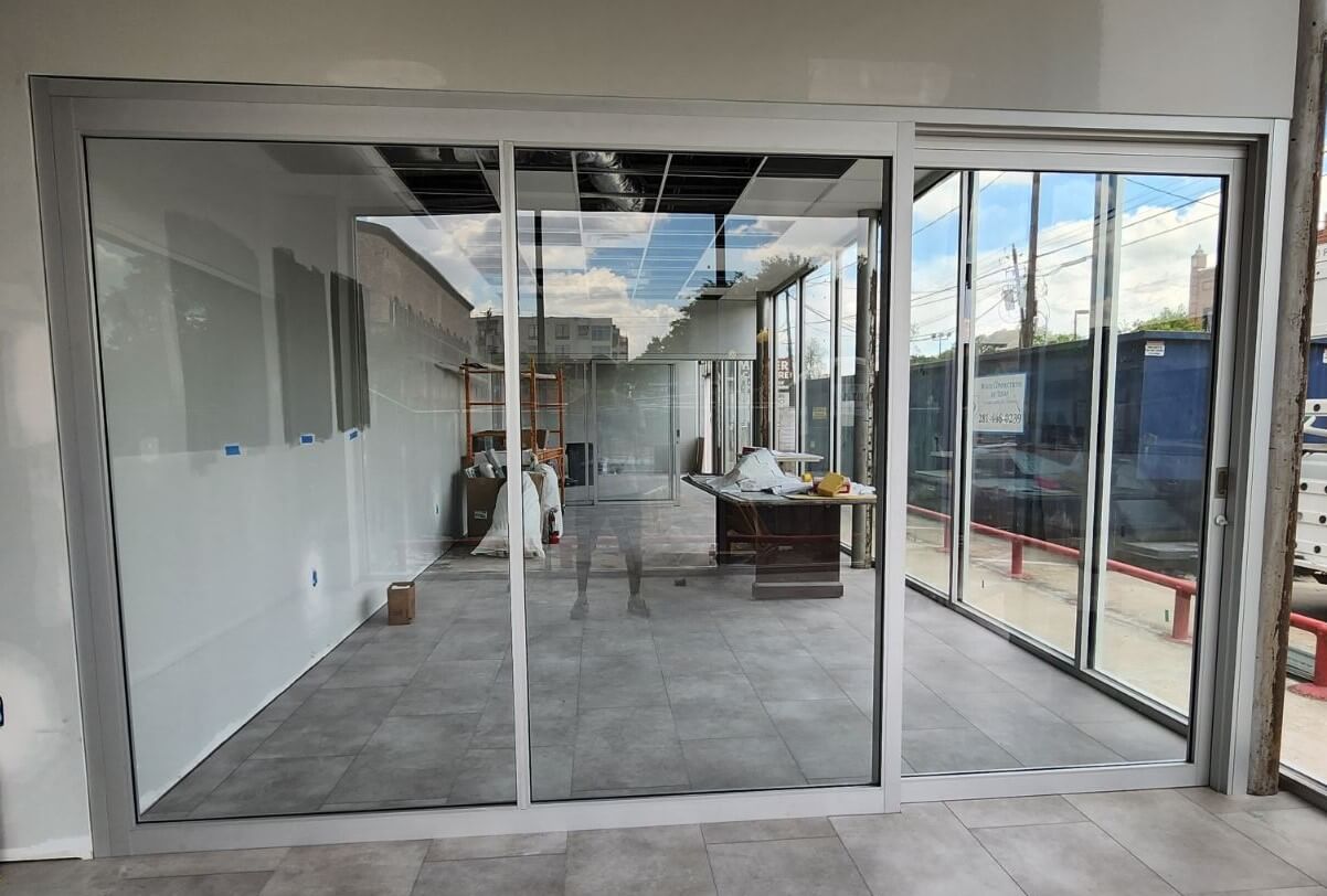 door with window