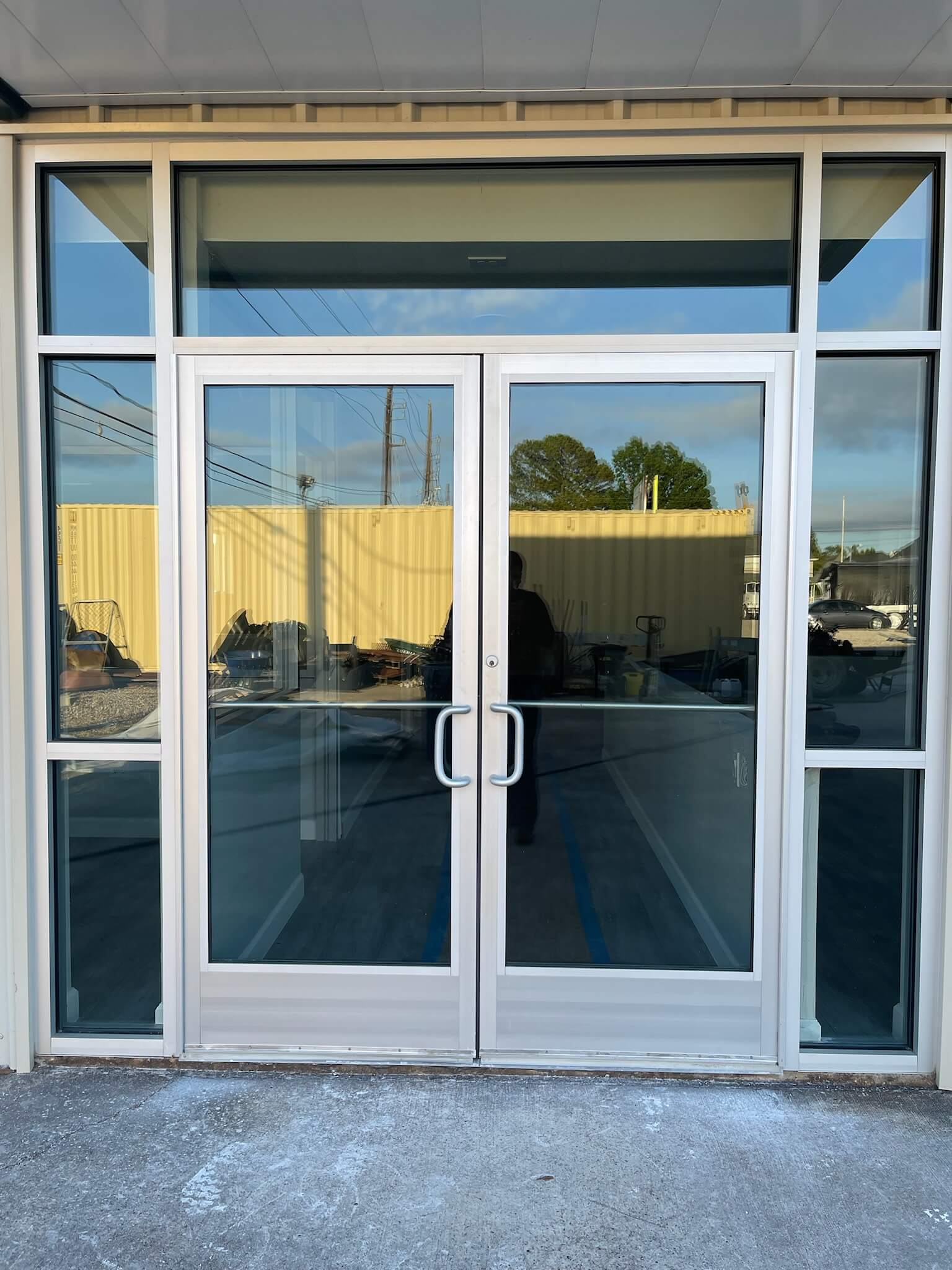 door with window