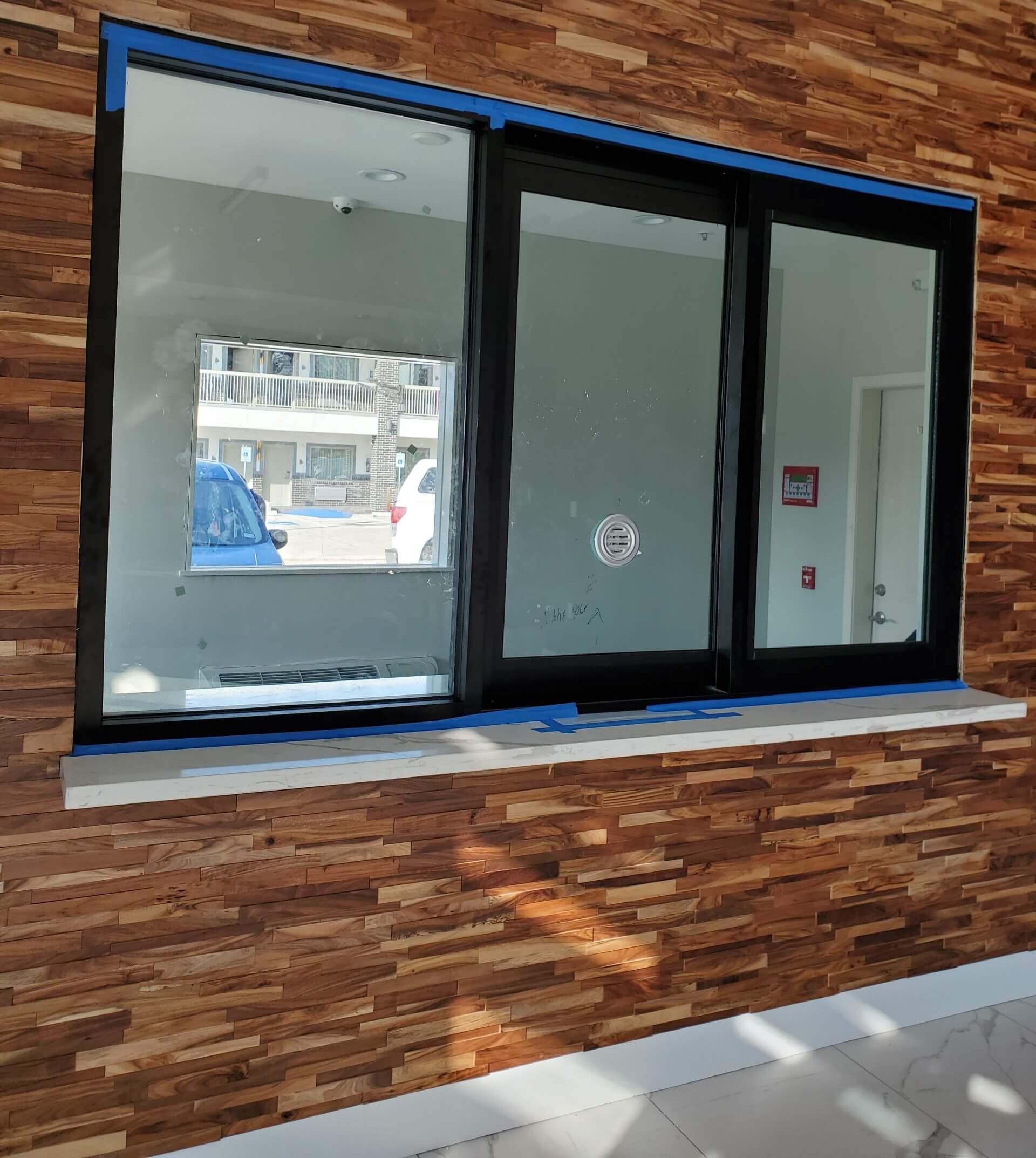 door with window