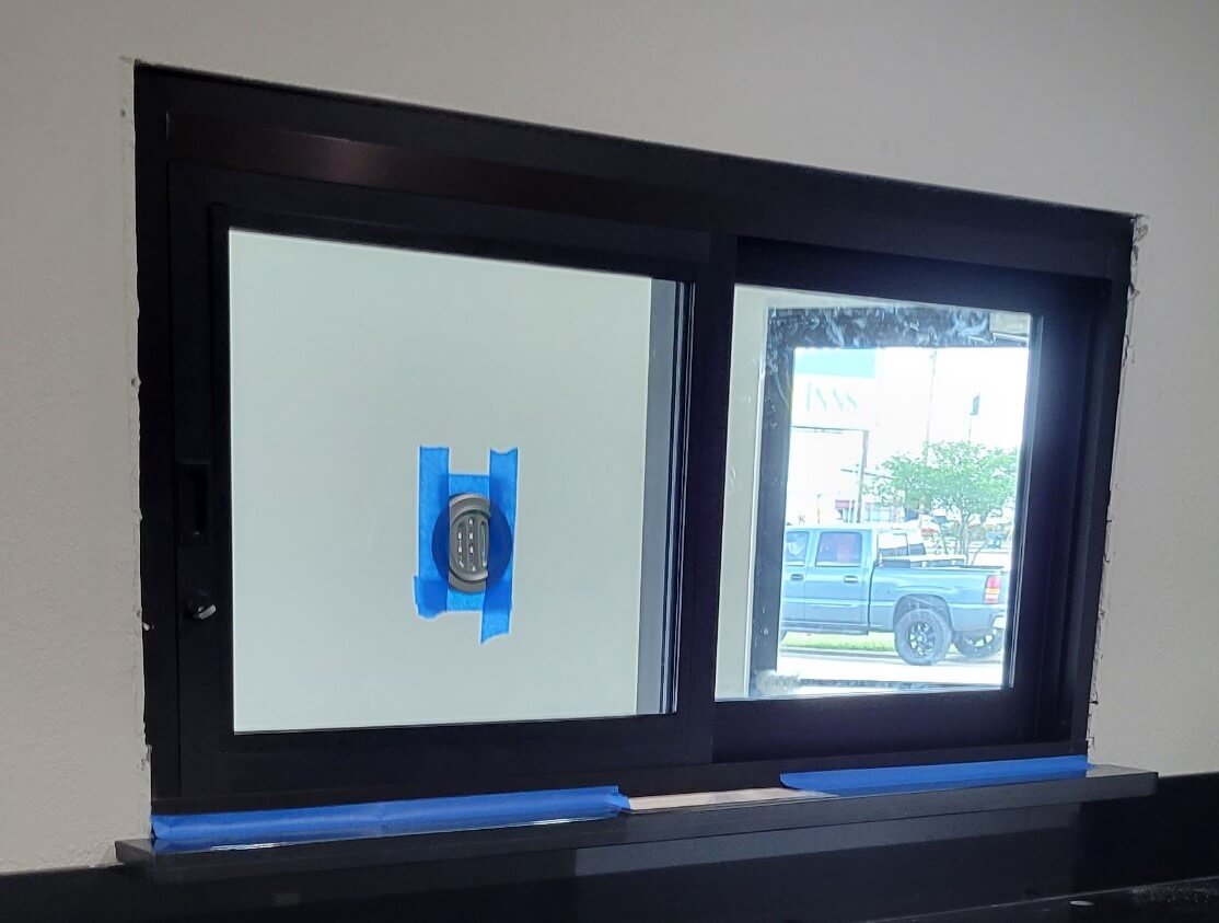 door with window